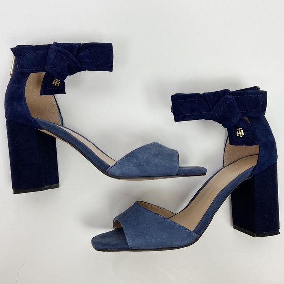 Tommy Hilfiger Shoes - Tommy Hilfiger Suede Seera Women's Block Heel Sz 7